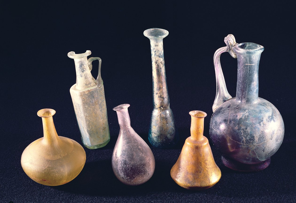 Six vases, from Aquileia by Roman