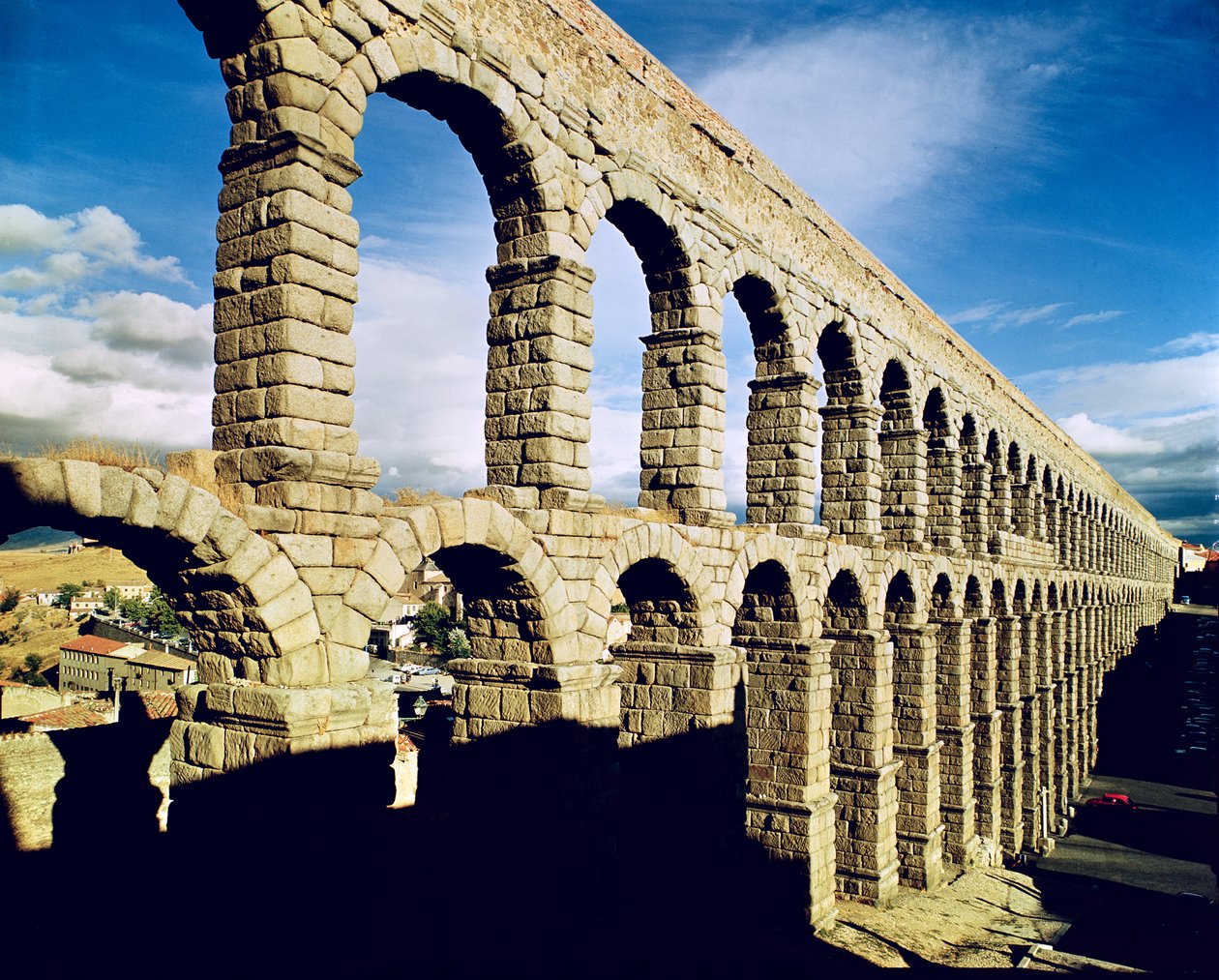 View of the aqueduct by Roman