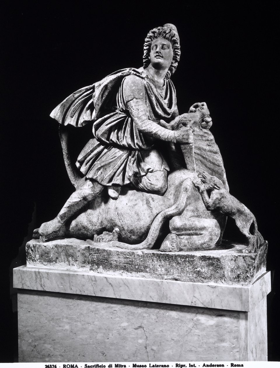 Mithras killing a bull by Roman
