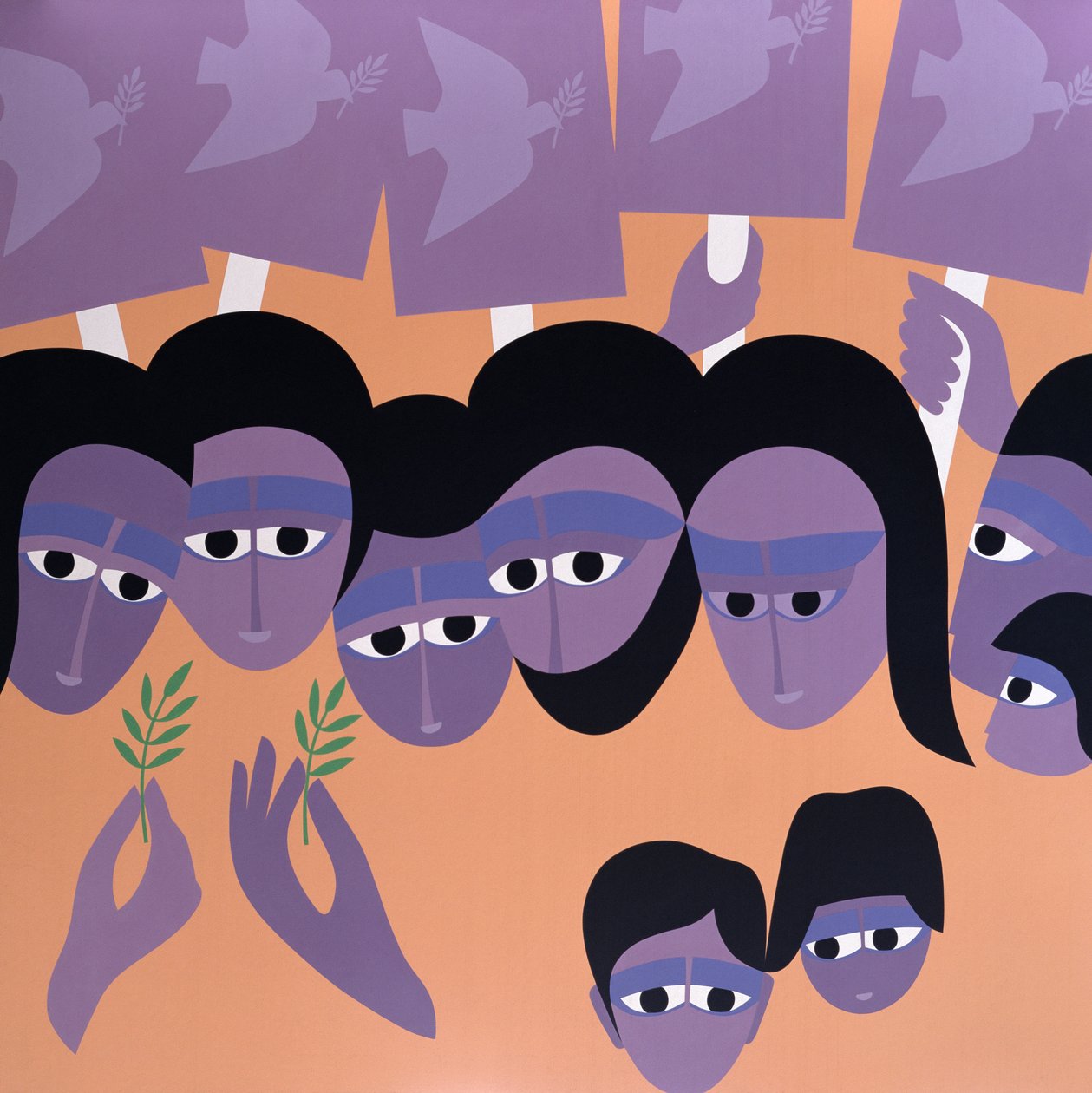 Silent Vigil 2, 1981 by Ron Waddams