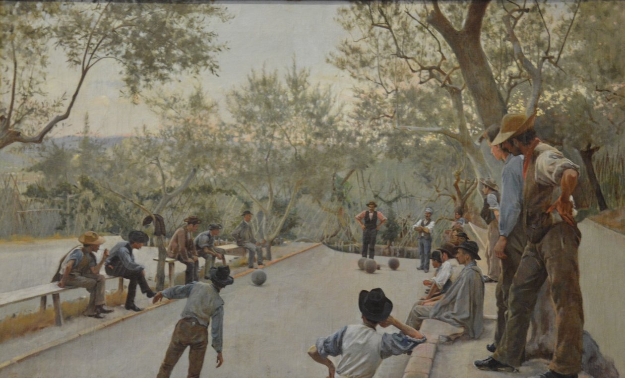 The Game of Bocce by Ruggero Focardi
