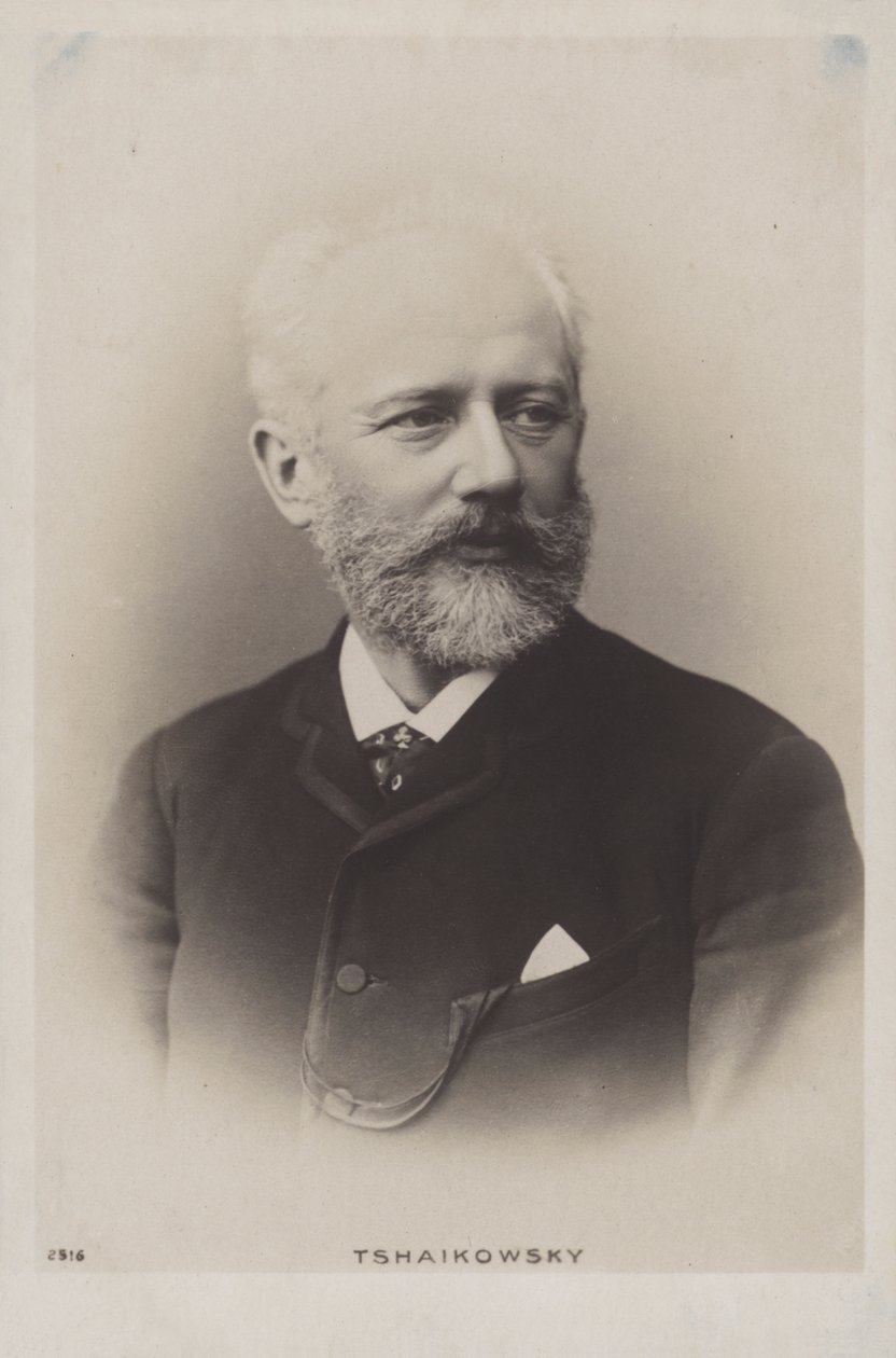 Pyotr Ilyich Tchaikovsky, Russian composer by Russian Photographer