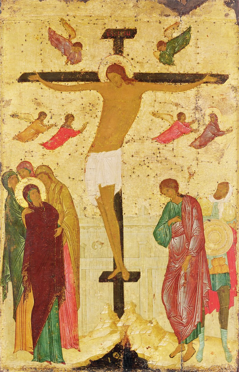 Crucifixion by Russian School