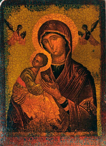 Madonna and Child by Russian School