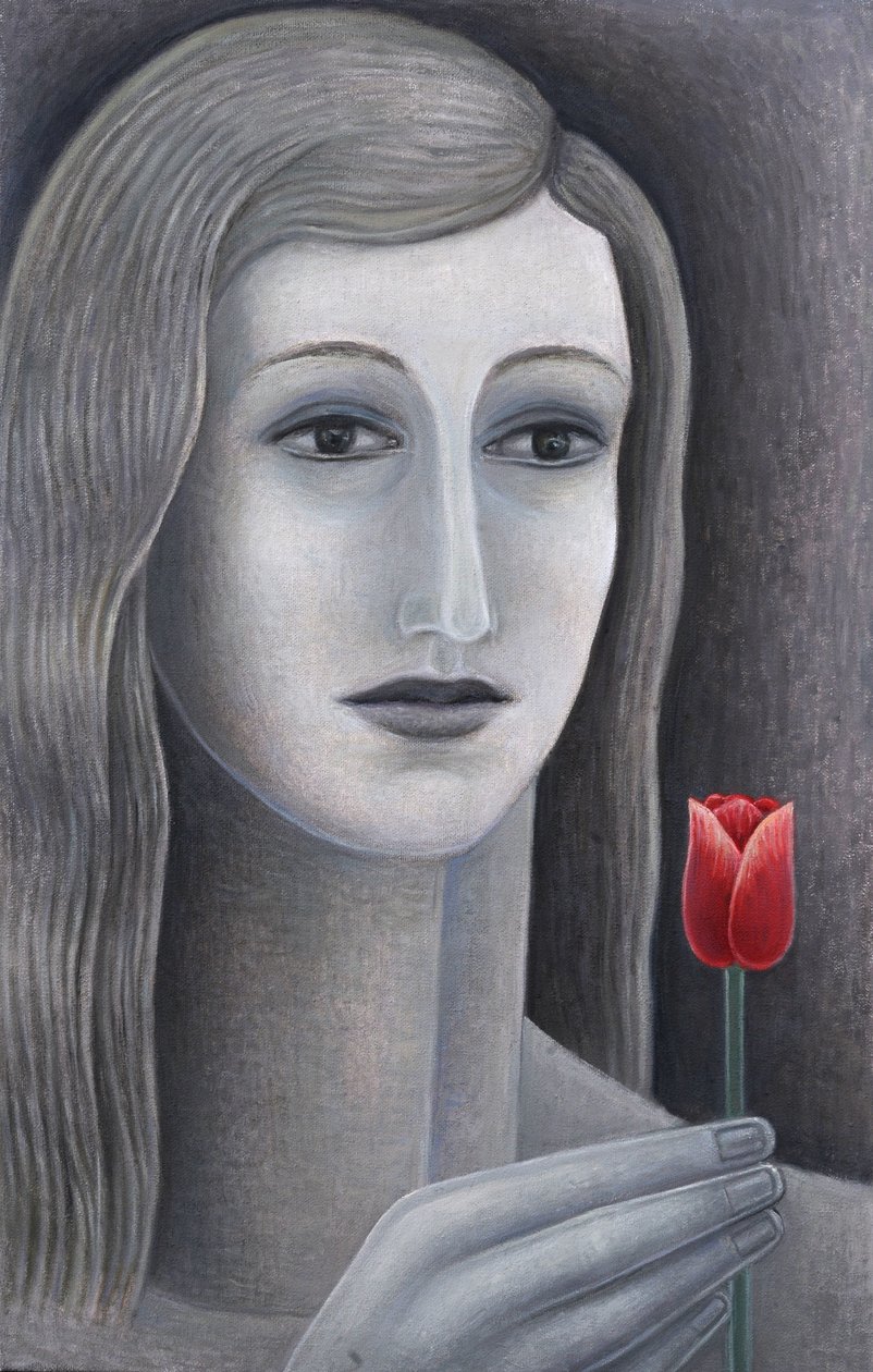 Girl with Tulip by Ruth Addinall