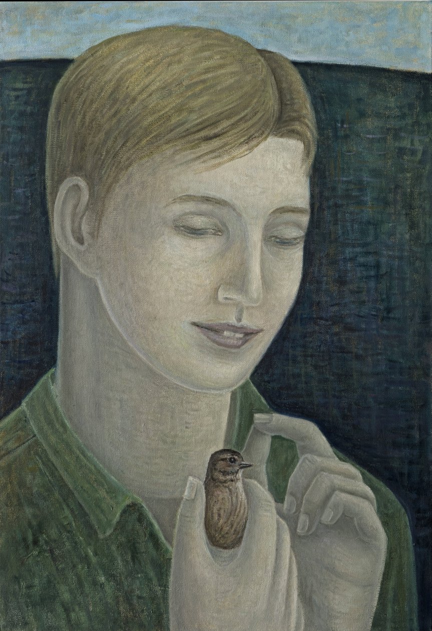 The Young Francis (Boy Holding Bird) by Ruth Addinall