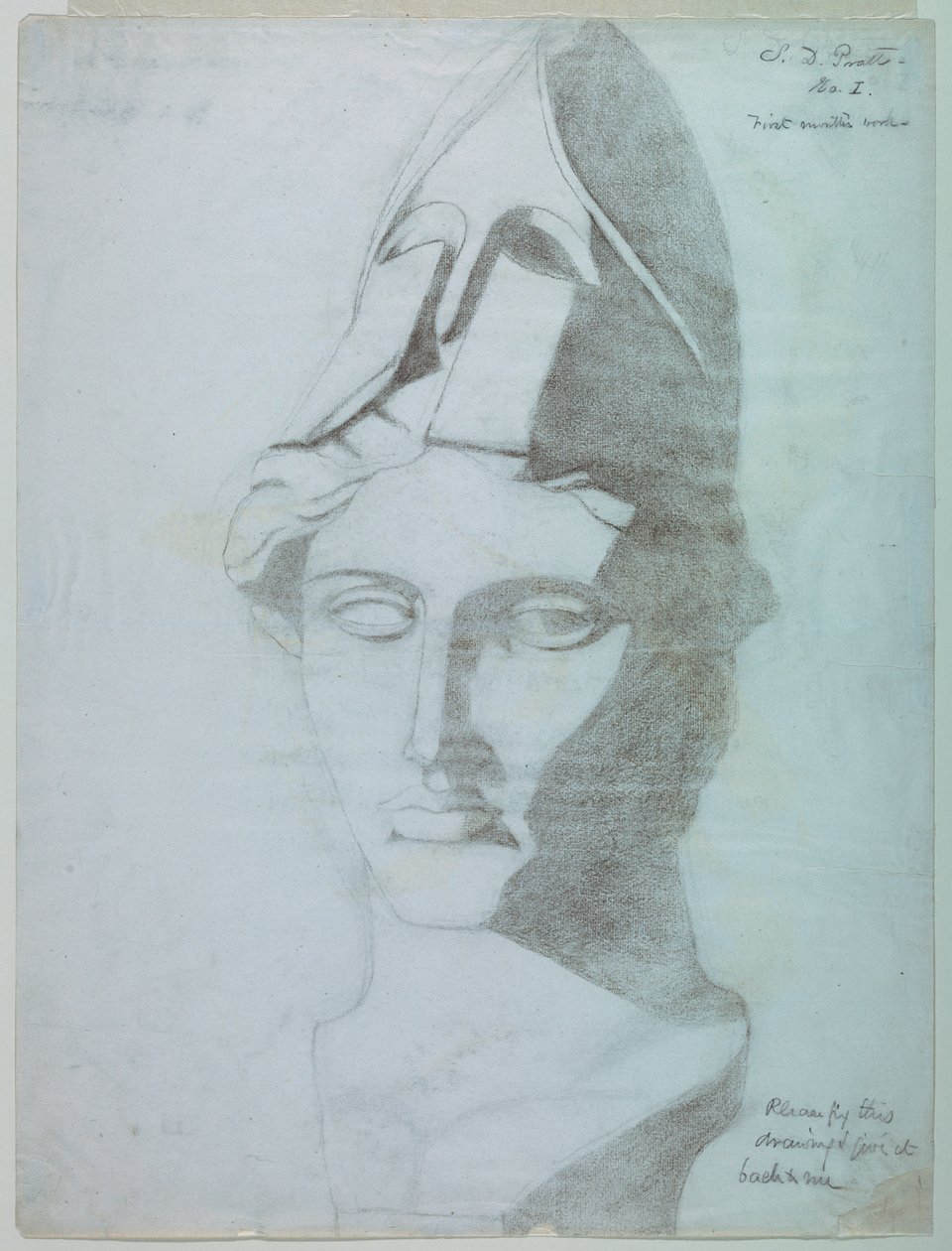 Head of Athena by S. D. Pratt