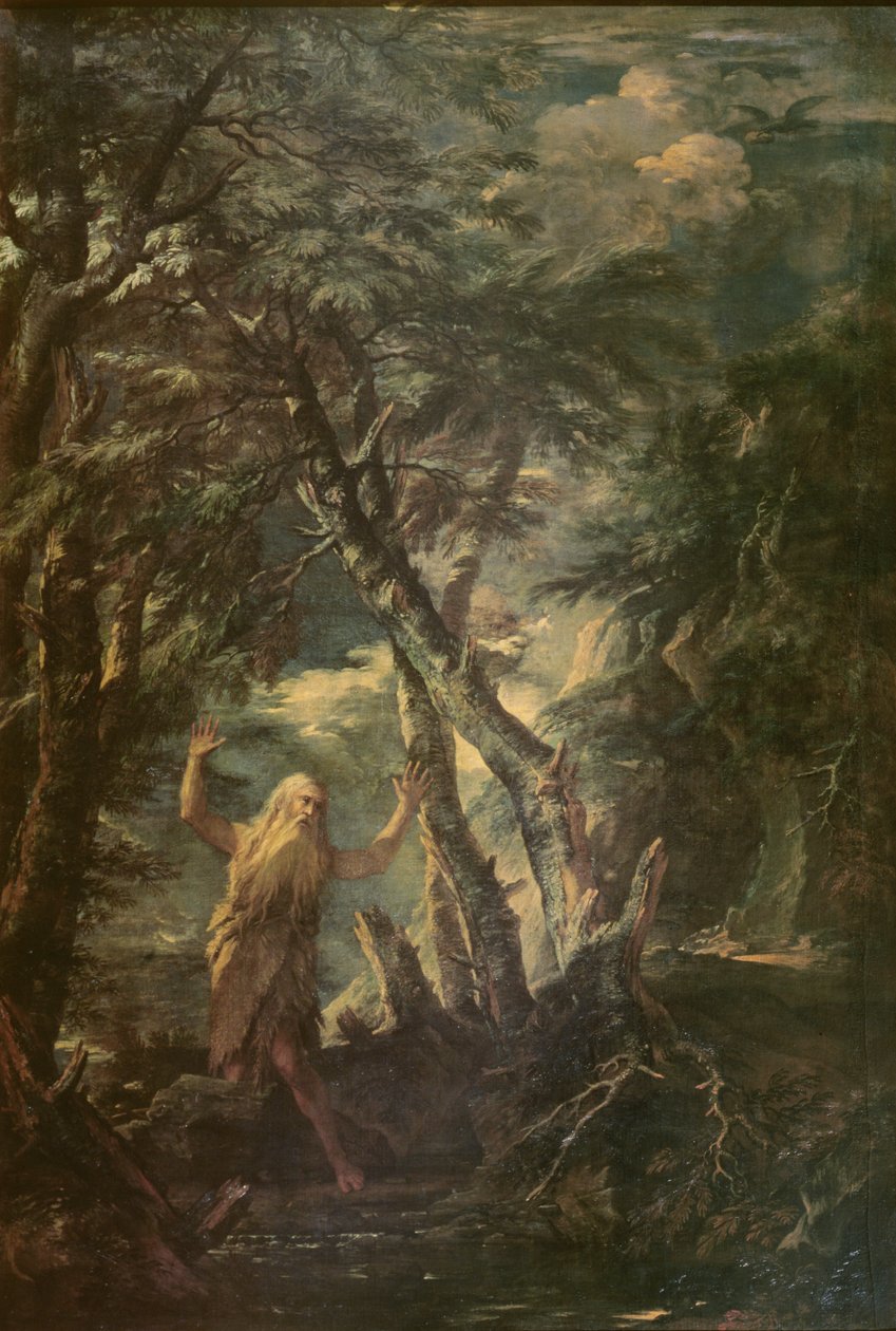 St. Paul of Thebes by Salvator Rosa