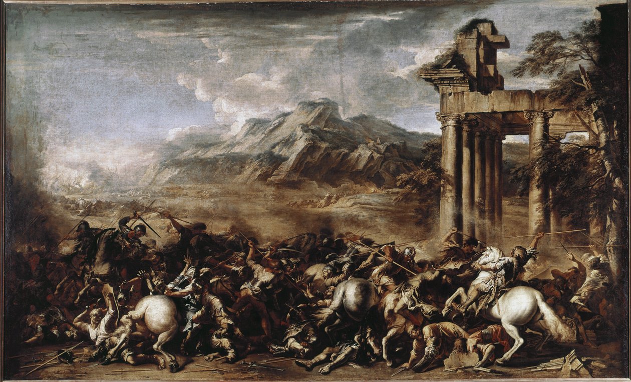 Heroic Battle by Salvator Rosa