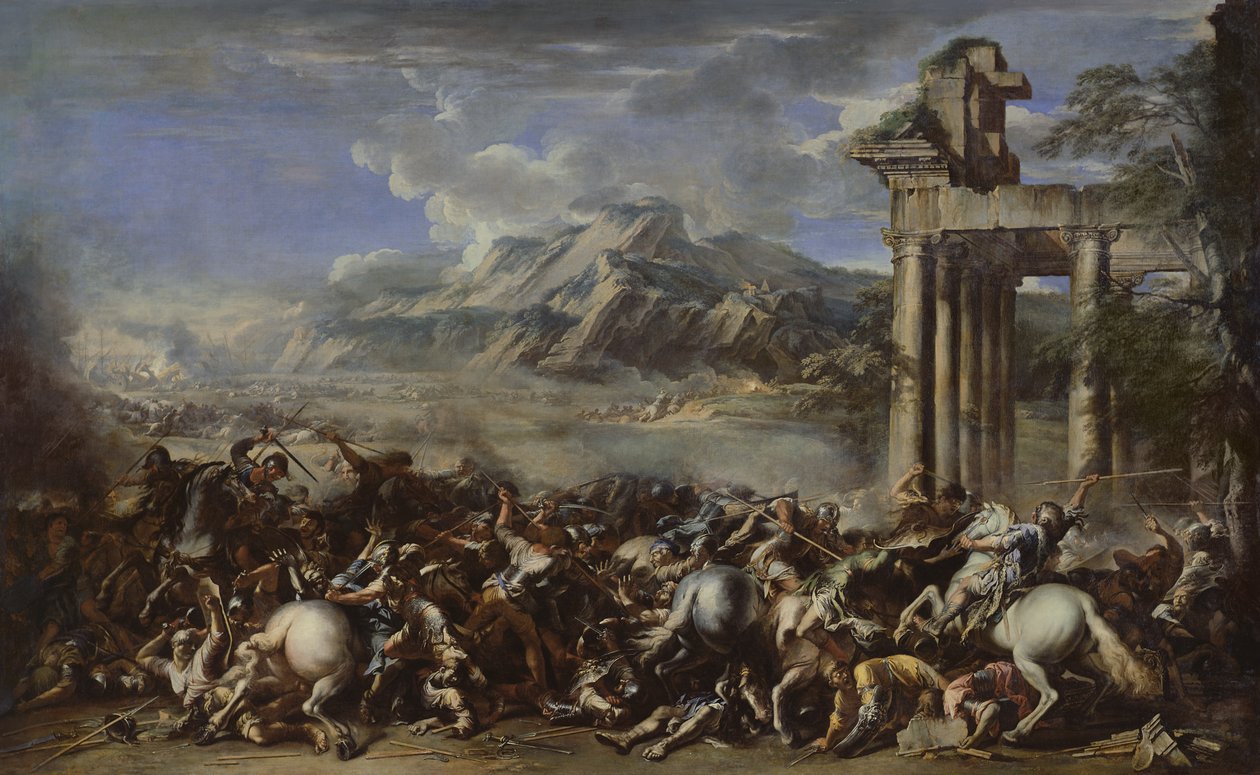 Heroic Battle, 1652 by Salvator Rosa