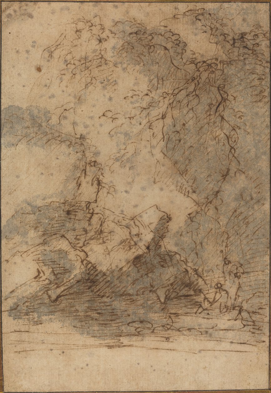 Landscape by Salvator Rosa