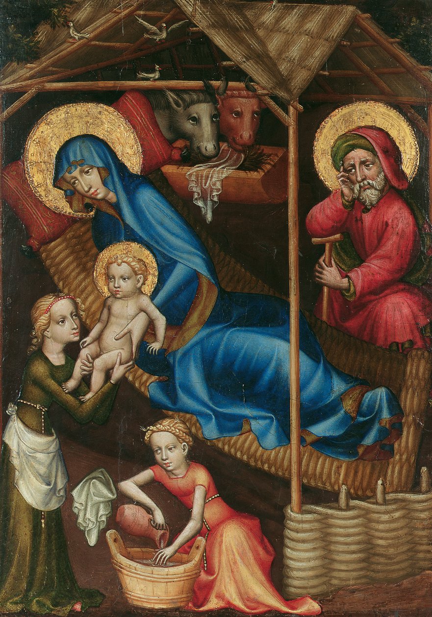 Birth of Christ by Salzburger Maler