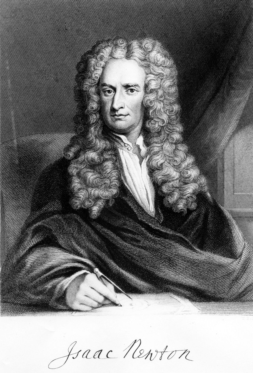 Isaac Newton by Samuel Freeman