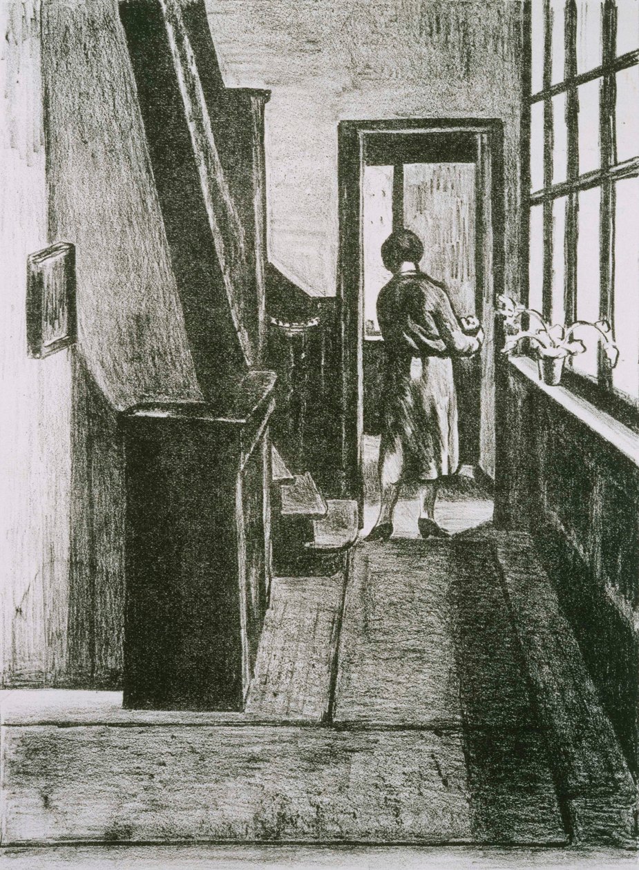 The Hallway by Samuel Halpert