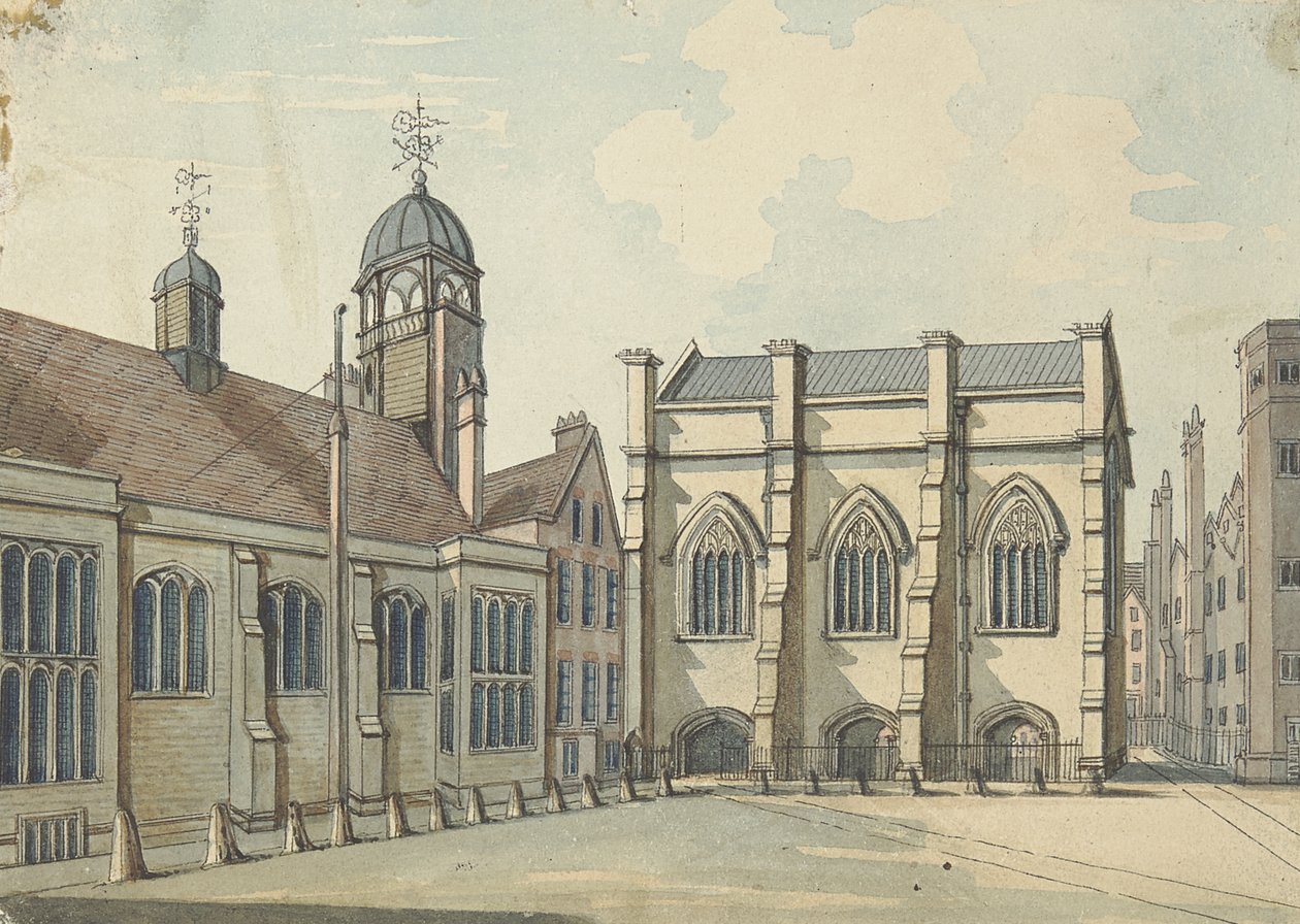 Lincolns Inn Hall and Chapel by Samuel Ireland