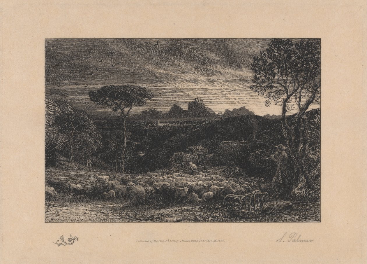 Opening the Fold by Samuel Palmer
