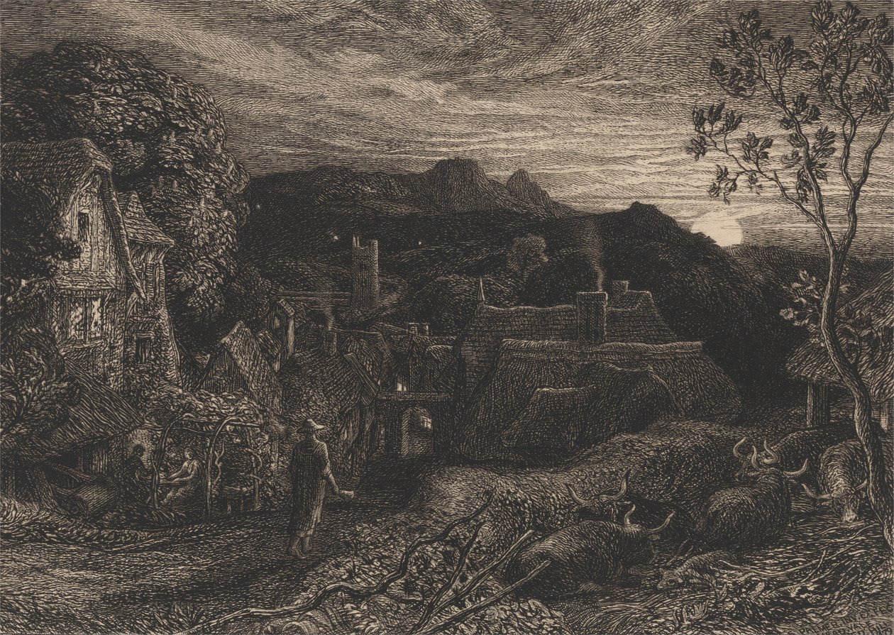 The Bellman by Samuel Palmer
