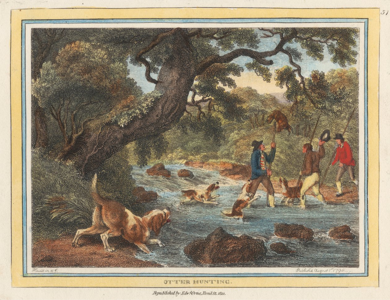 Otter Hunting by Samuel Howitt
