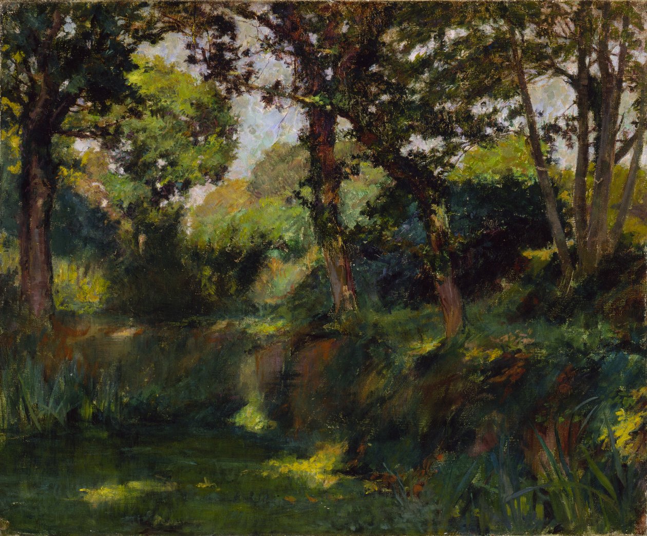 Wooded Landscape by Samuel Isham