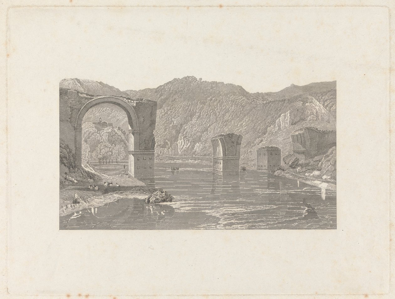 Bridge at Narni by Samuel Middiman