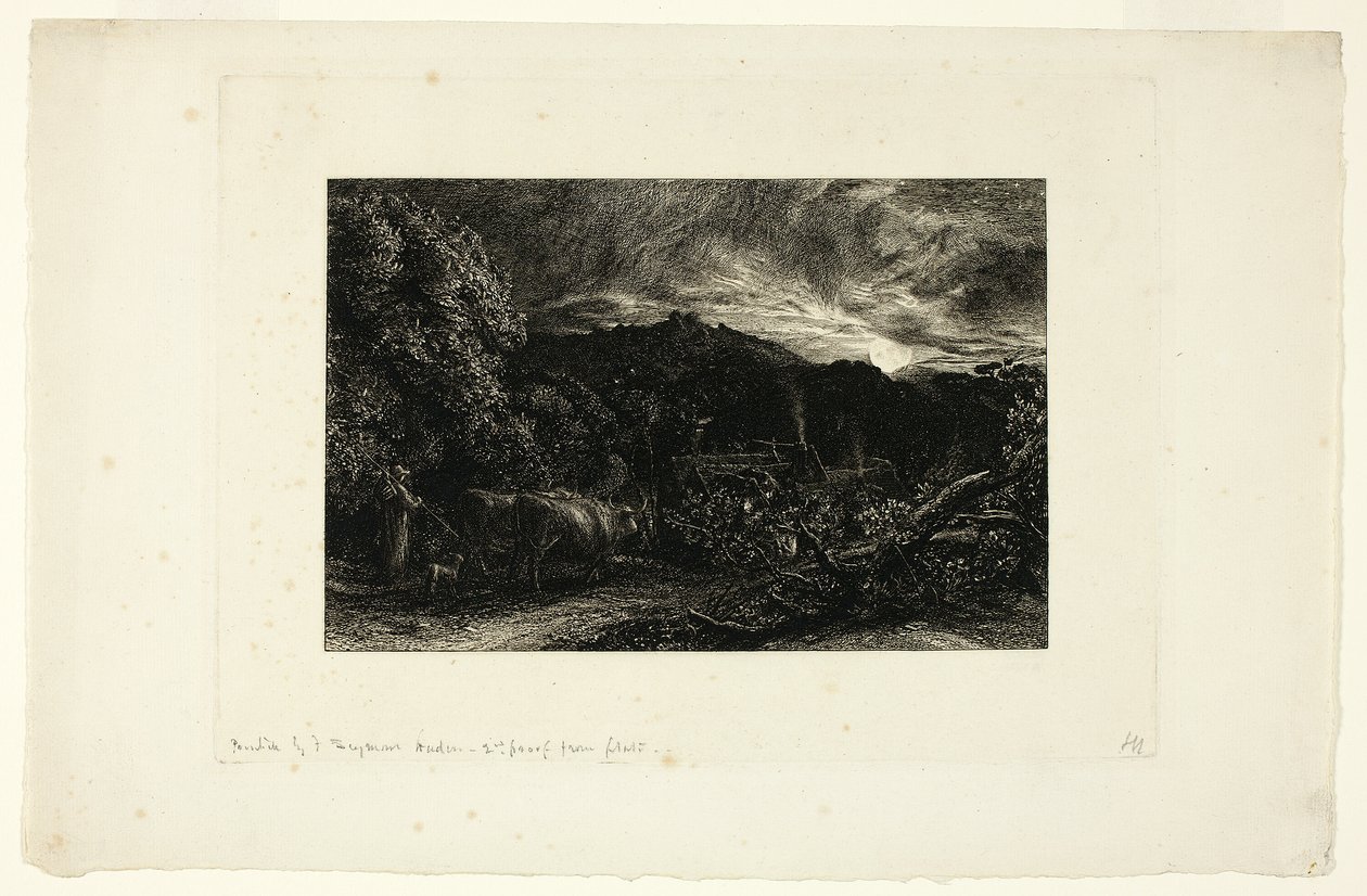 The Herdsman by Samuel Palmer