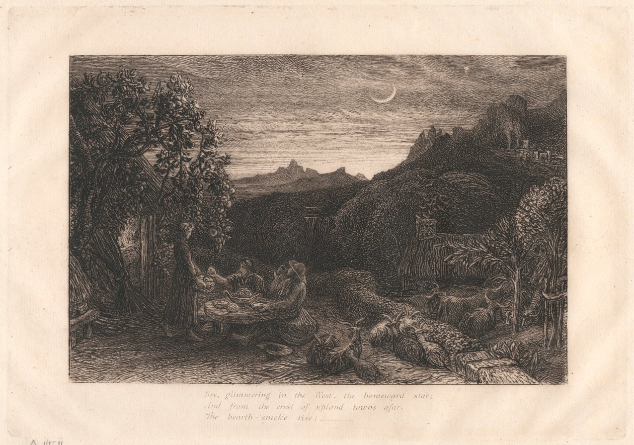 The Homeward Star by Samuel Palmer