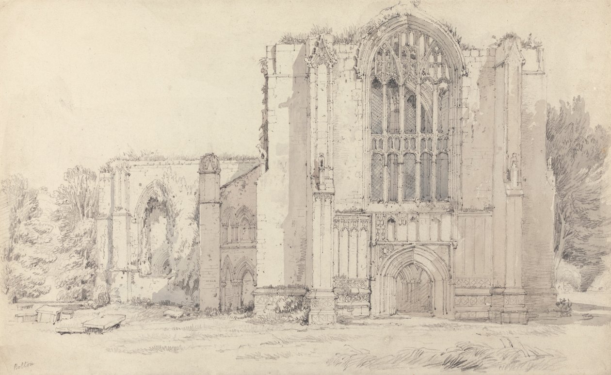 Bolton Abbey by Samuel Prout