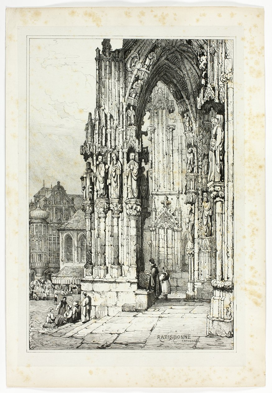 Ratisbonne Cathedral by Samuel Prout