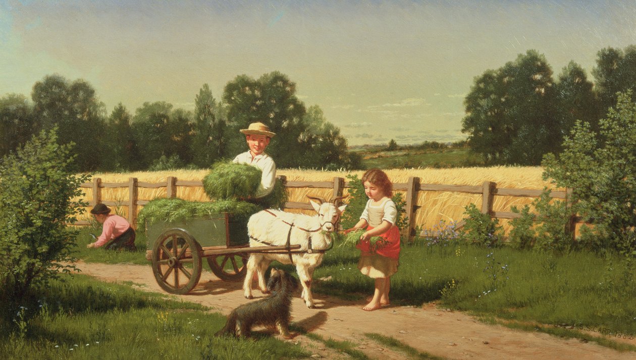 The Goat Cart by Samuel S. Carr