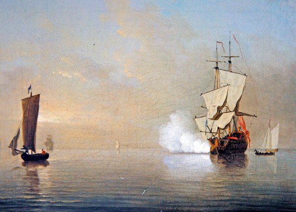 The Morning Gun by Samuel Scott