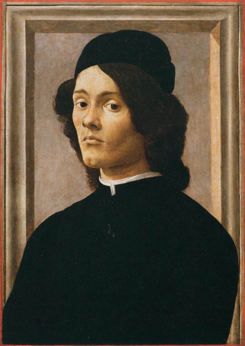 Portrait of a Youth by Sandro Botticelli