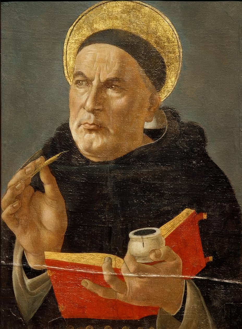 Thomas Aquinas by Sandro Botticelli