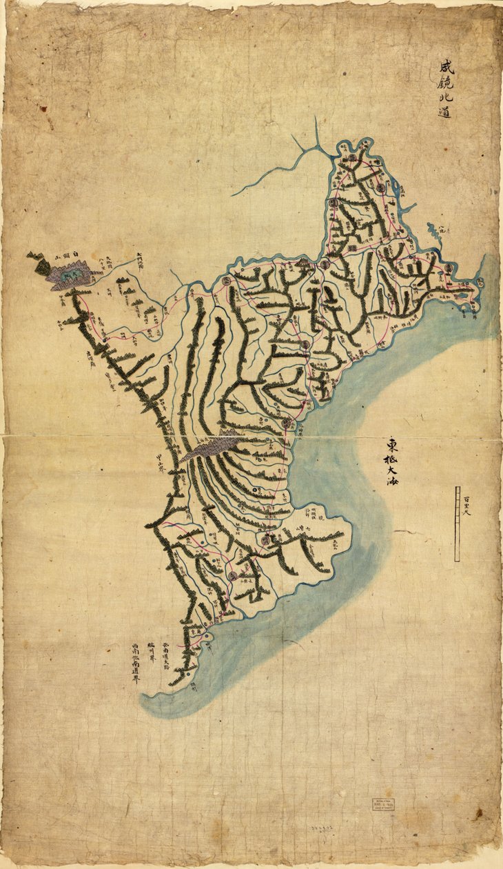 Chosŏn Map by Sang Gi Chŏng