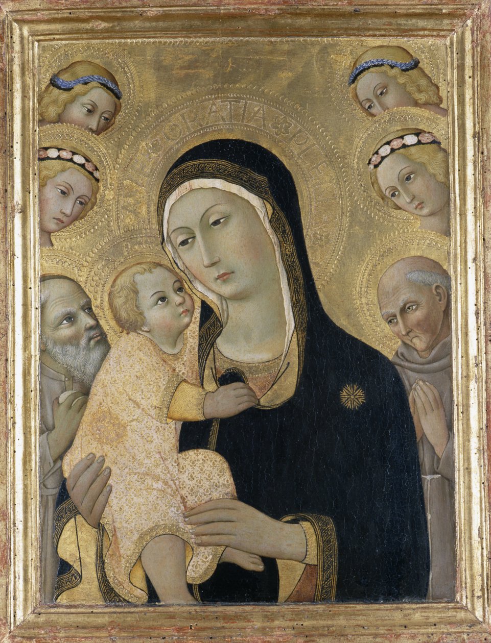 Madonna and Child with Angels and Saints by Sano di Pietro