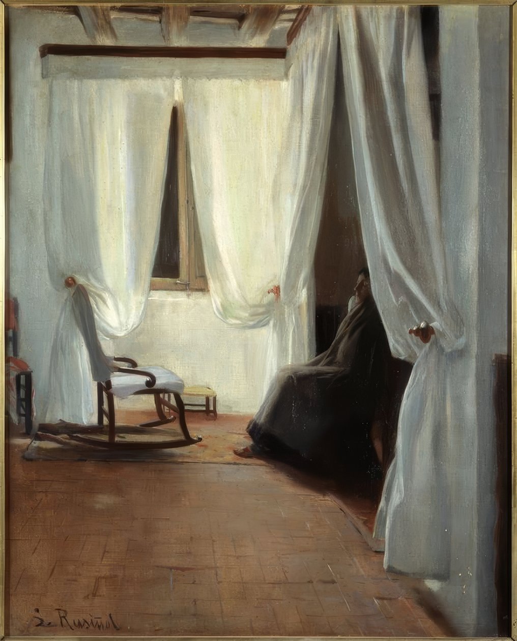 Sick Woman by Santiago Rusiñol