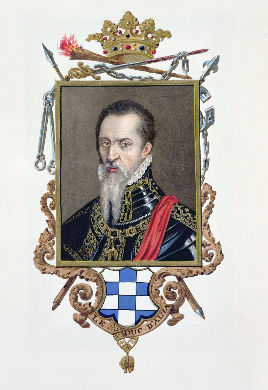 Portrait of Ferdinand Alvarez de Toledo Duke of Alva from 