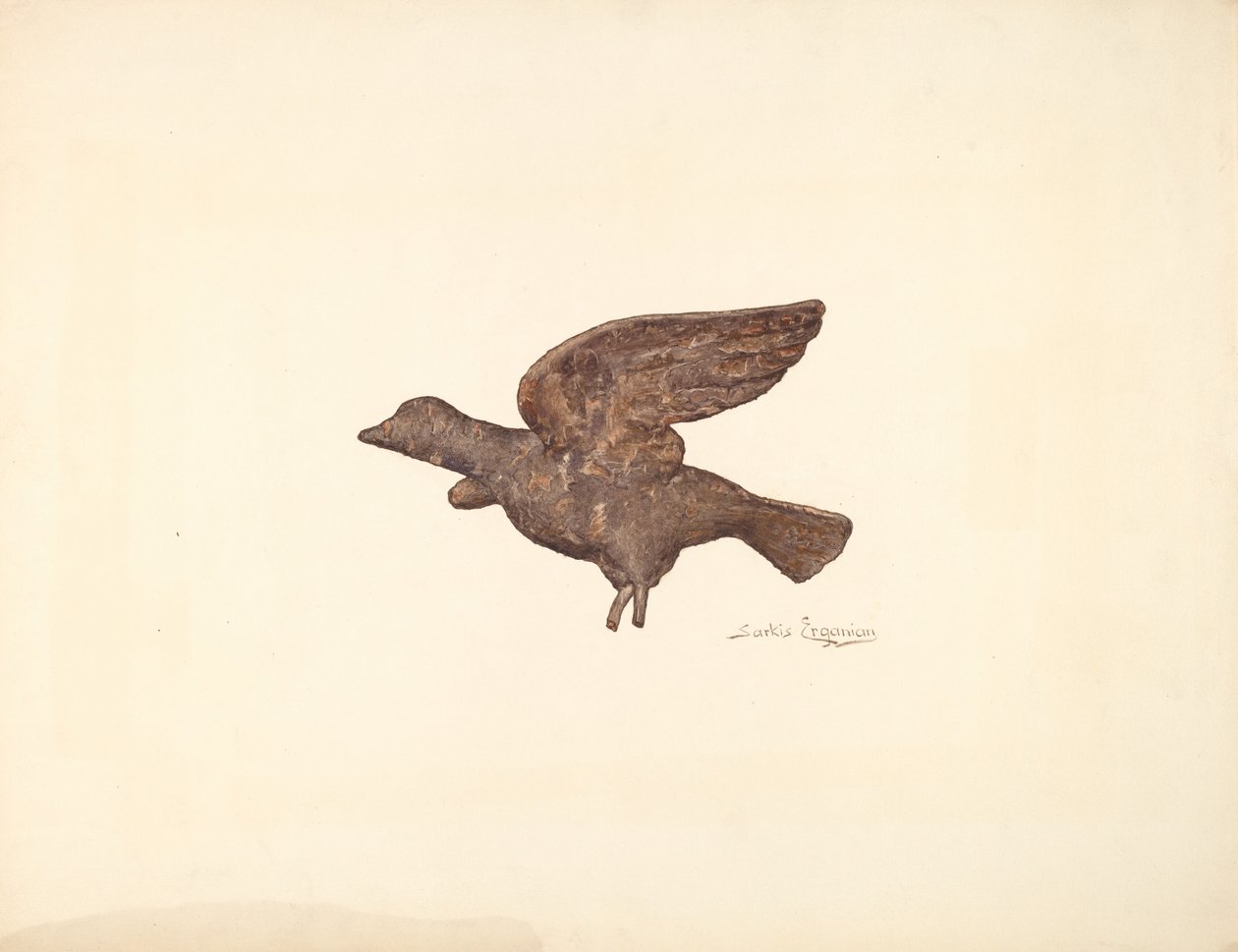 Dove, c. 1940 by Sarkis Erganian