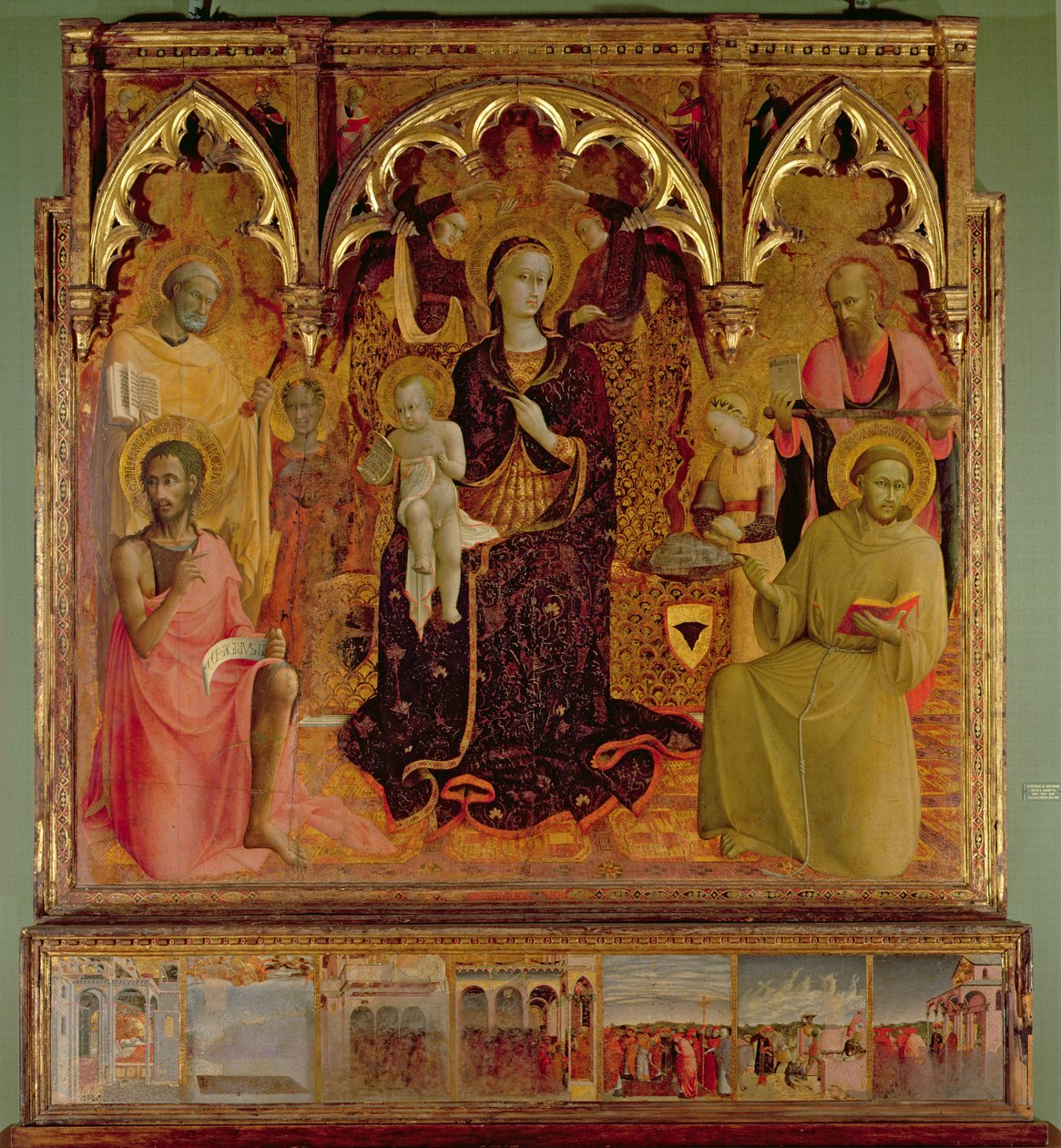 Altarpiece of the Madonna of the Snow by Stefano Sassetta