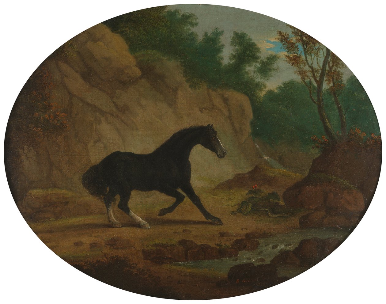 A Horse Frightened by a Snake by Sawrey Gilpin