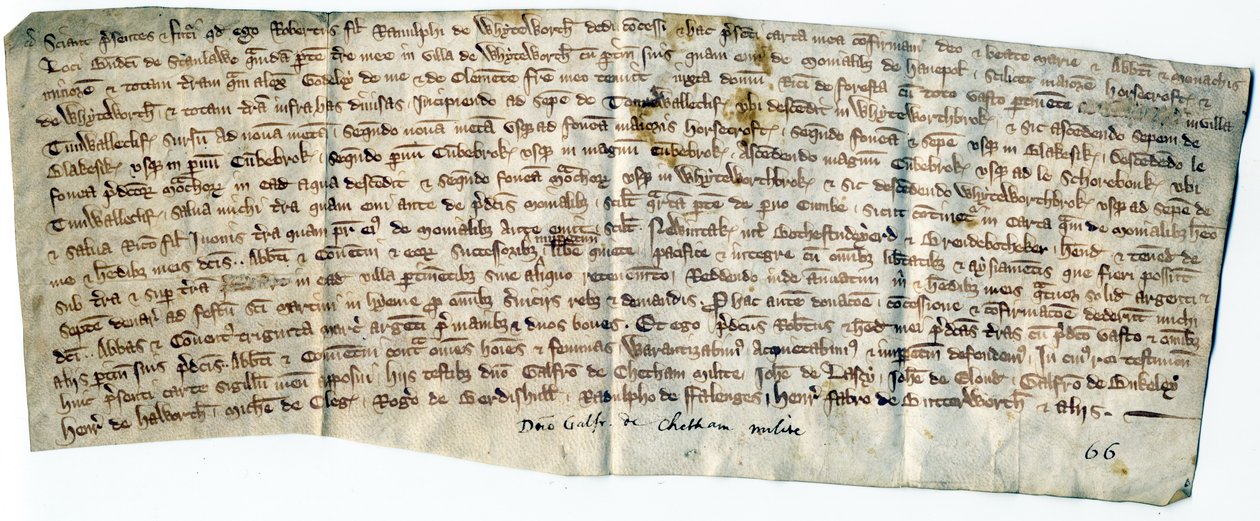 Medieval Deeds by School English