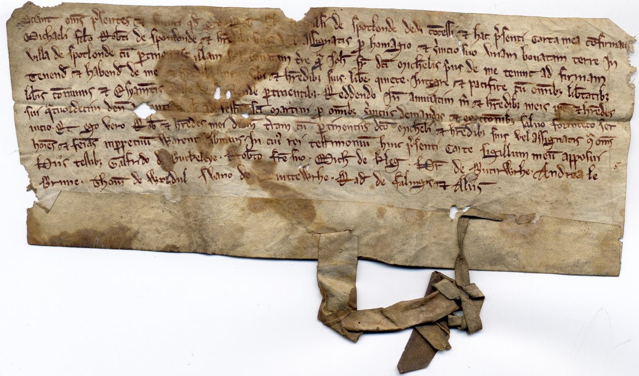 Medieval Deeds by School English