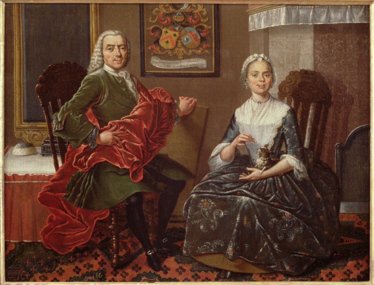 Betrothal Portrait by School Swedish