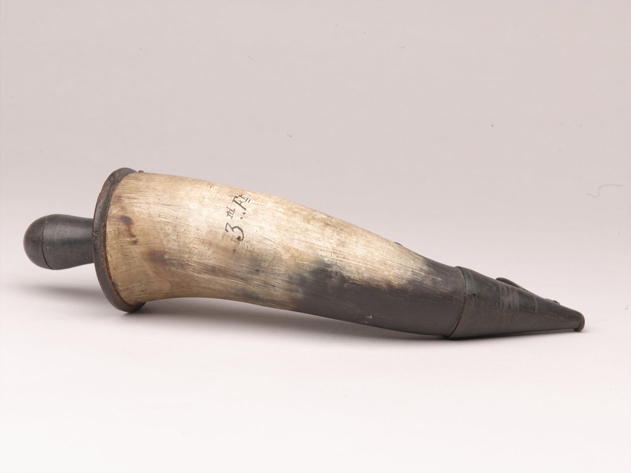 Powder horn, c.1775 by Scottish School