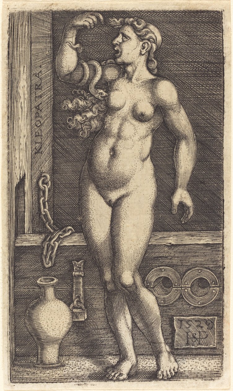 Cleopatra Standing by Sebald Beham