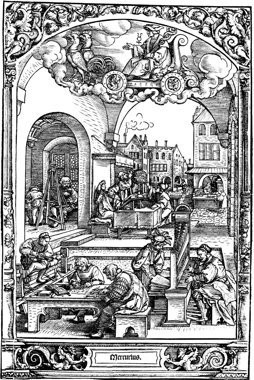 Mercury by Sebald Beham