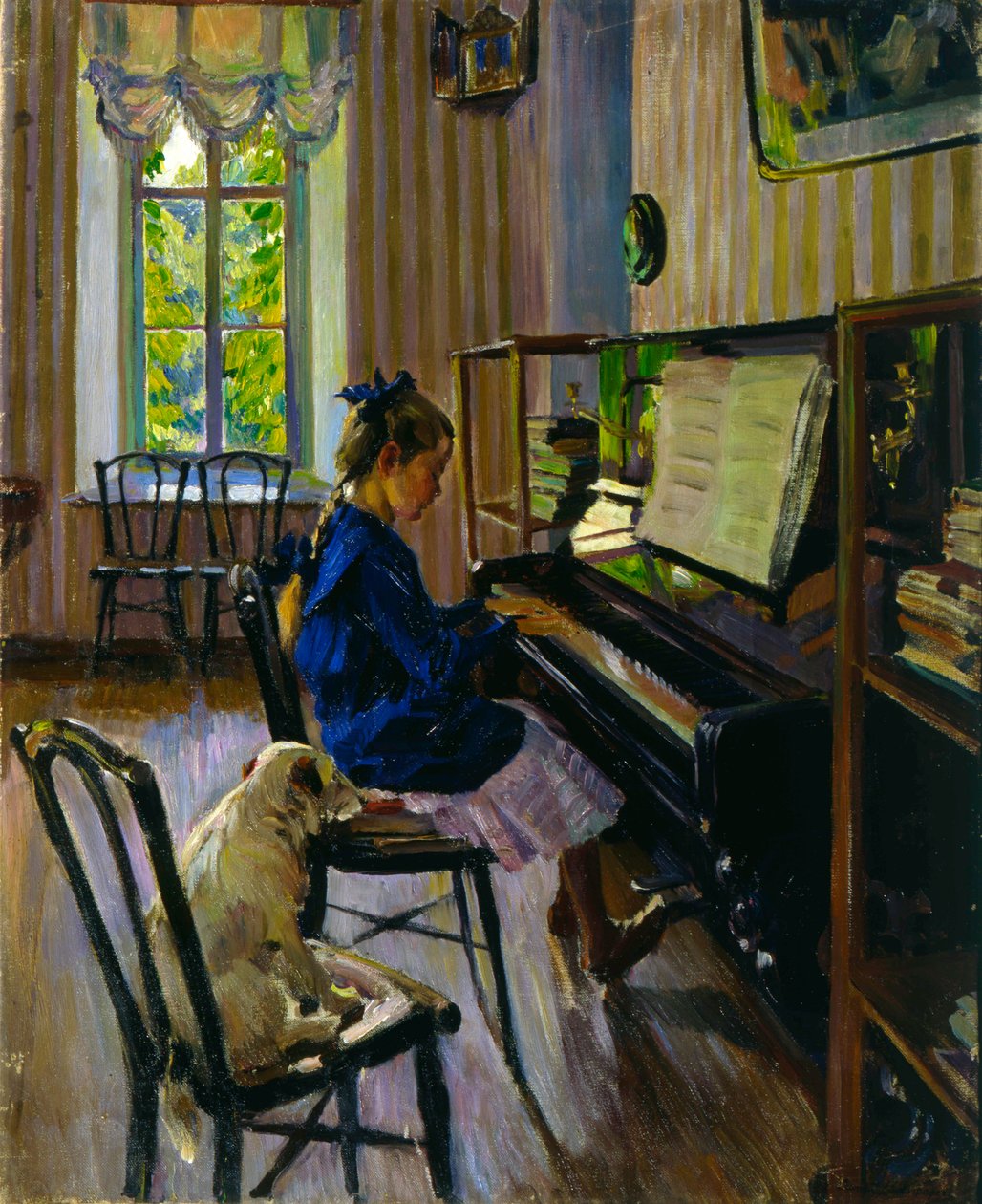 At the Piano by Sergey Vinogradov