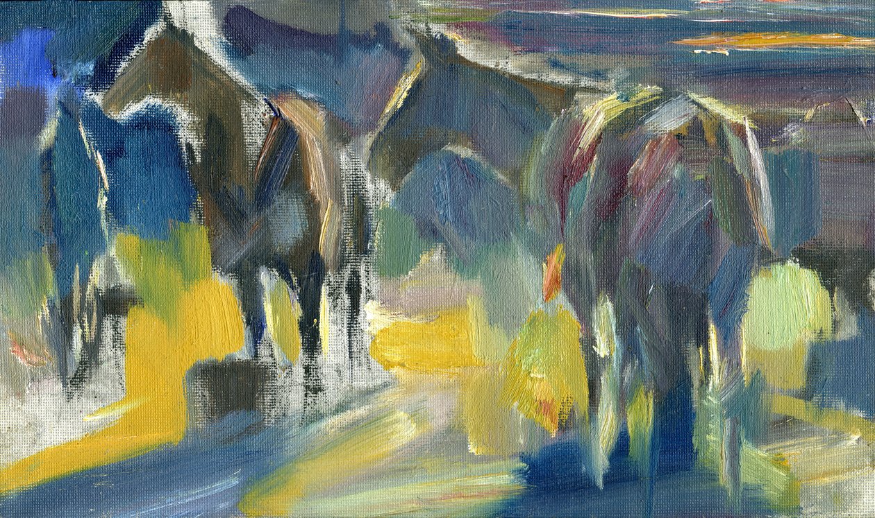 Two Horses, 2024 by Shaun Carey