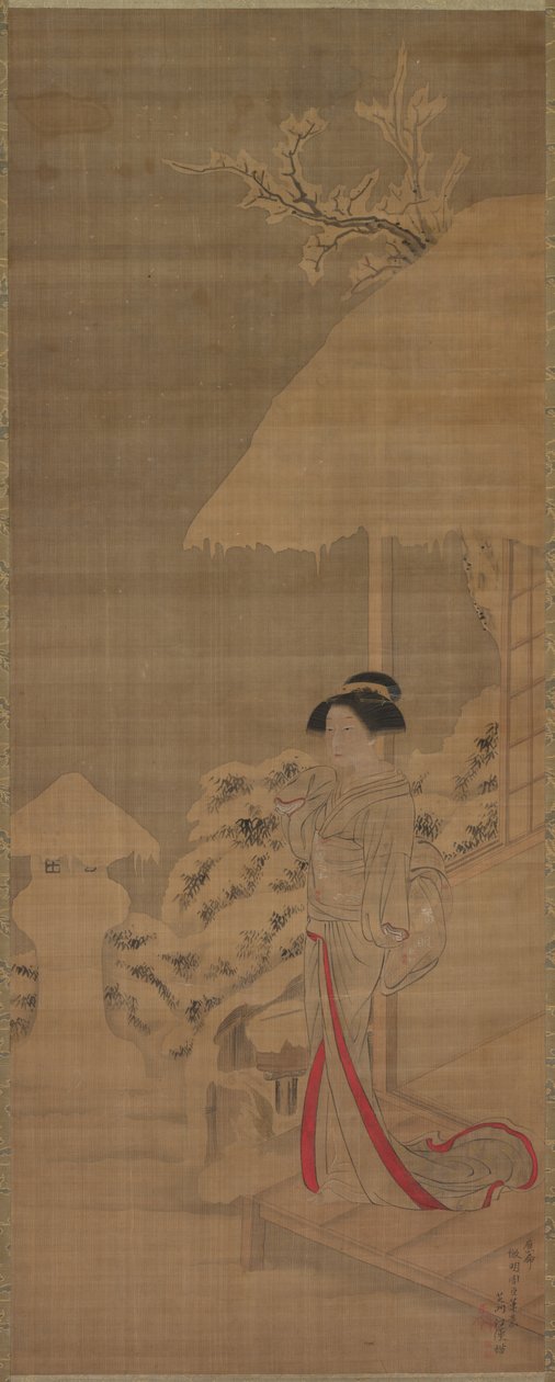 Beauty in the Snow by Shiba Kokan