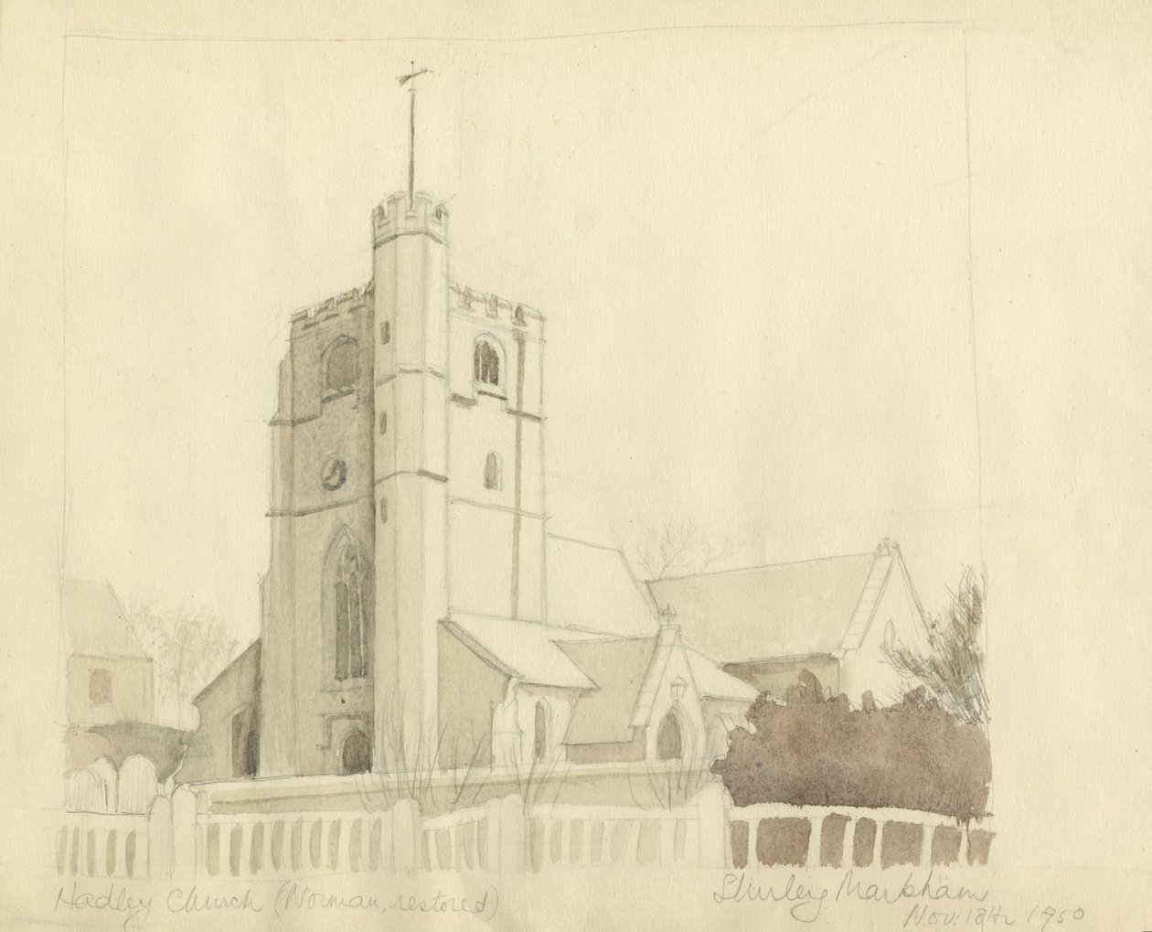 Hadley Church by Shirley Markham