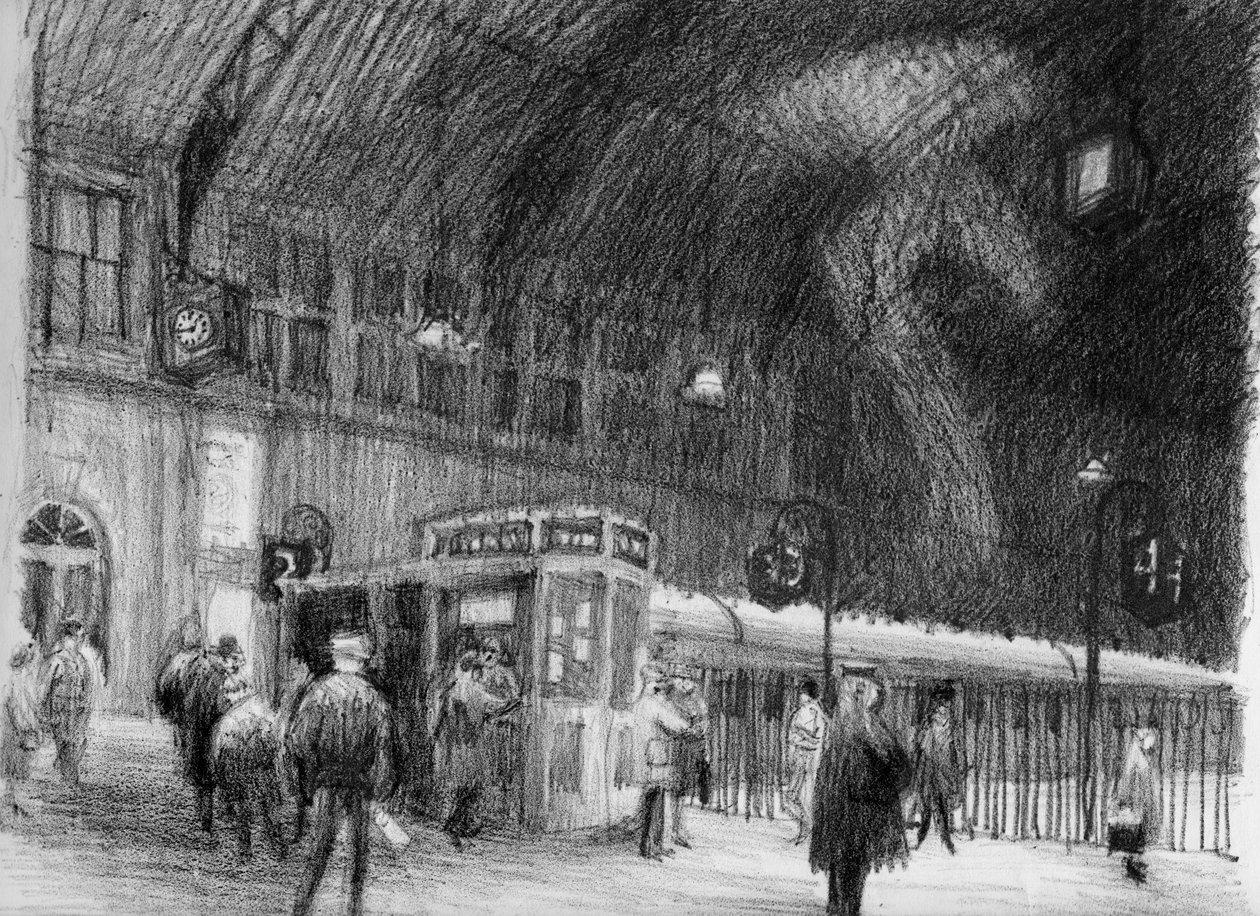 Railway Station by Shirley Markham